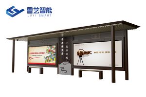 仿古公交候车亭定制
